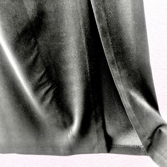 David Paul New York Vintage Long Straight Skirt Deep Slit Polyester Womens 12 - Picture 7 of 12